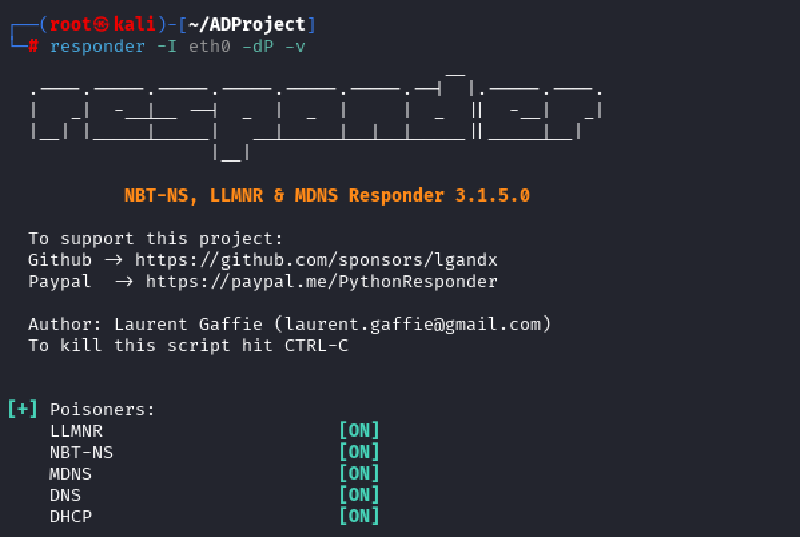 Featured image of post Attacking Active Directory With Responder and NTLMrelayX